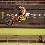 Monster Energy Cup Supercross in Las Vegas at Sam Boyd Stadium.